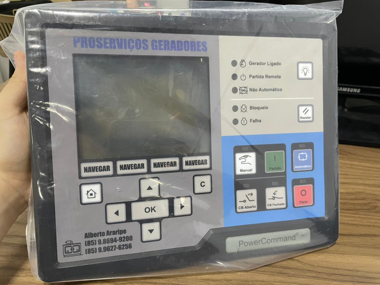 Painel de Controle HMI